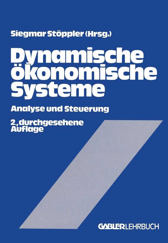 Front cover_Dynamische &ouml;konomische Systeme