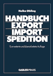 Couverture_Handbuch Export -- Import -- Spedition