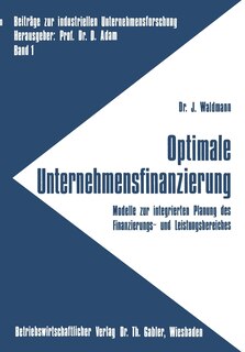 Front cover_Optimale Unternehmensfinanzierung