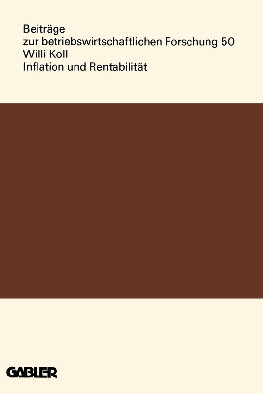 Inflation und Rentabilität: Eine theoretische und empirische Analyse von Preisschwankungen und Unternehmenserfolg in den Jahresabschlüssen deutscher Aktiengesellschaften