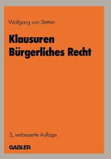 Front cover_Klausuren B&uuml;rgerliches Recht