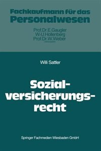 Front cover_Das Recht der Sozialversicherung