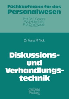 Front cover_Diskussions- und Verhandlungstechnik