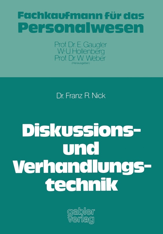 Front cover_Diskussions- und Verhandlungstechnik