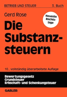 Die Substanzsteuern