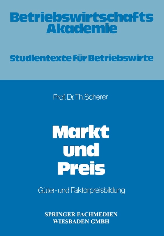 Markt Und Preis