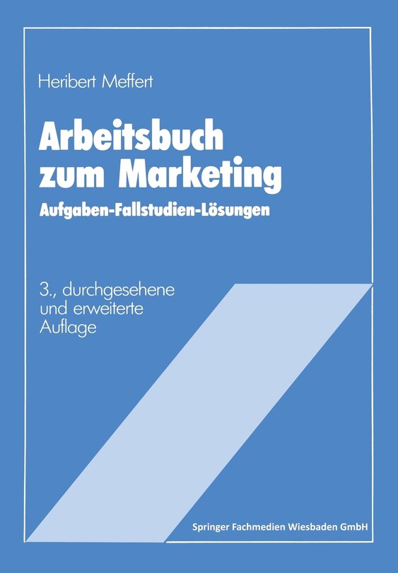 Front cover_Arbeitsbuch zum Marketing