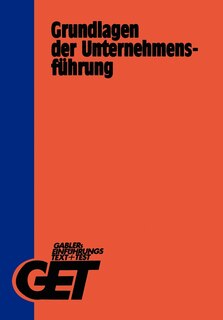Front cover_Grundlagen Der Unternehmensführung