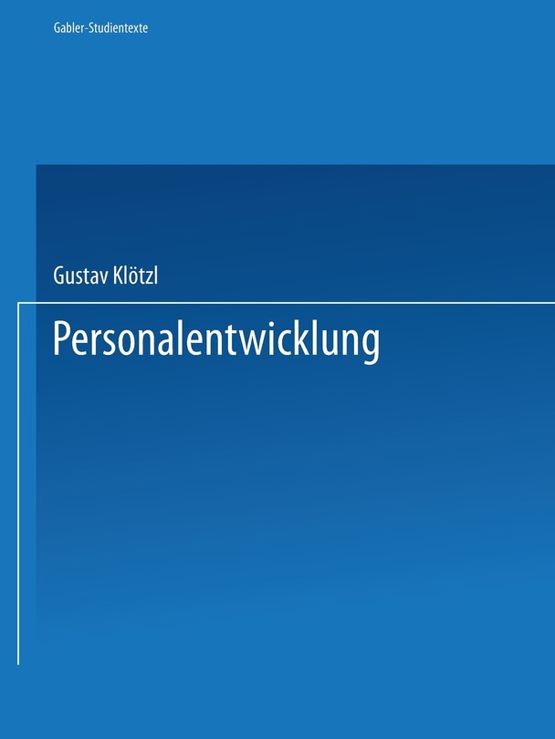 Front cover_Personalentwicklung