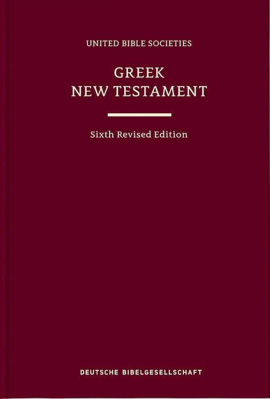 Front cover_Greek New Testament (UBS6) (Hardcover)