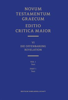 Front cover_Novum Testamentum Graecum: Editio Critica Maior (ECM) VI/1: Revelation, Text