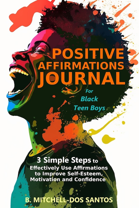 Front cover_Positive Affirmations Journal for Black Teen Boys