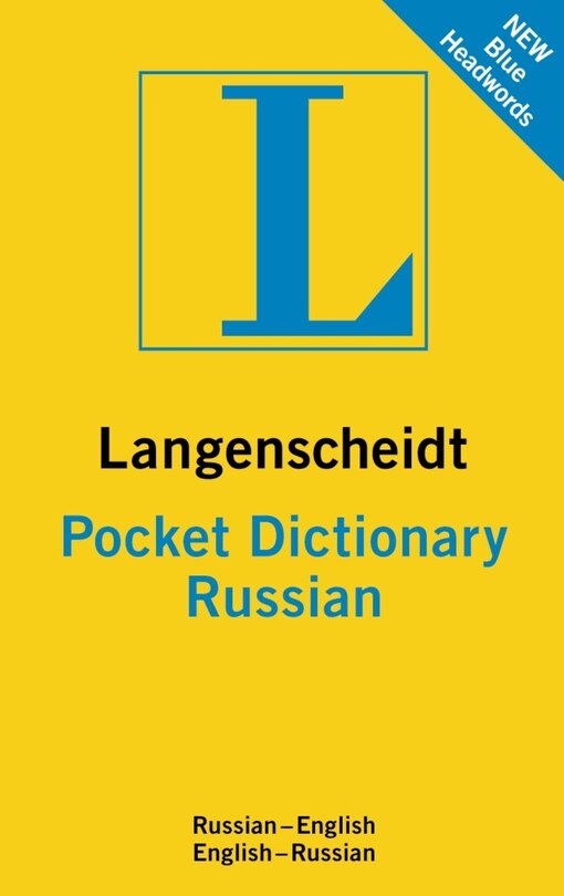 Langenscheidt Pocket Dictionary Russian