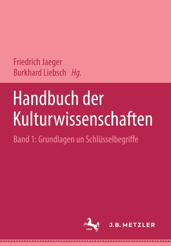 Handbuch Der Kulturwissenschaften: Sonderausgabe In 3 Bänden