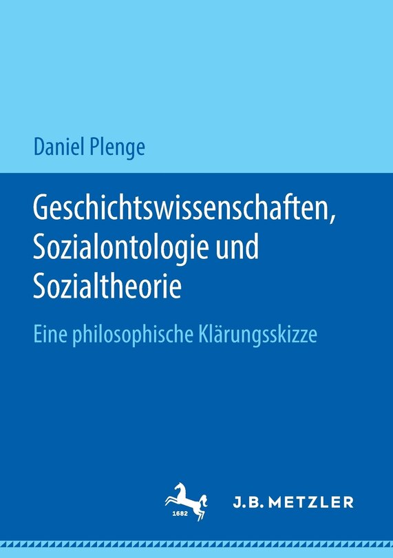 Front cover_Geschichtswissenschaften, Sozialontologie und Sozialtheorie