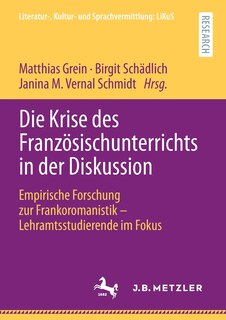 Front cover_Die Krise des Französischunterrichts in der Diskussion