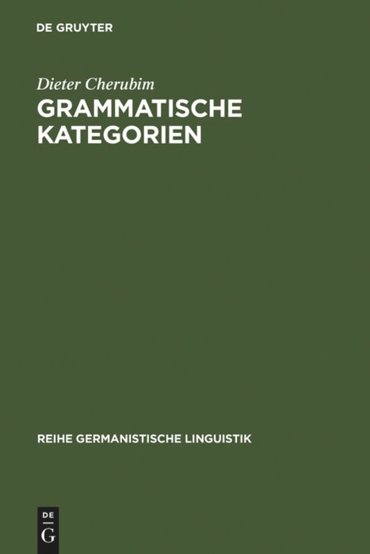 Front cover_Grammatische Kategorien