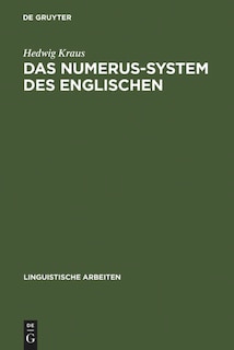 Couverture_Das Numerus-System des Englischen