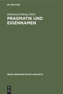 Front cover_Pragmatik und Eigennamen