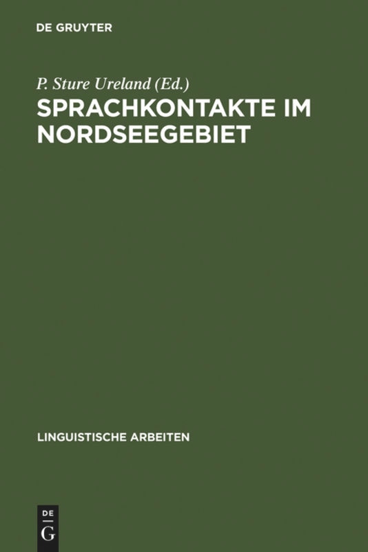 Front cover_Sprachkontakte im Nordseegebiet