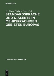 Front cover_Standardsprache und Dialekte in mehrsprachigen Gebieten Europas