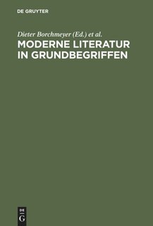 Front cover_Moderne Literatur in Grundbegriffen