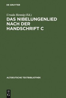 Front cover_Das Nibelungenlied nach der Handschrift C