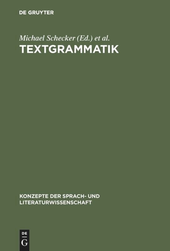 Front cover_Textgrammatik