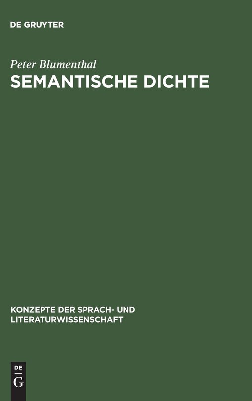Couverture_Semantische Dichte