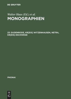 Couverture_Dudenrode, Kr[eis] Witzenhausen, Netra, Kr[eis] Eschwege