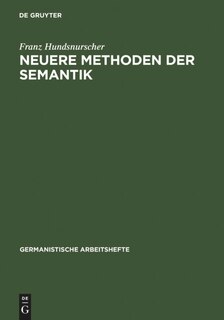 Couverture_Neuere Methoden der Semantik