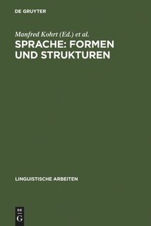 Front cover_Sprache: Formen und Strukturen