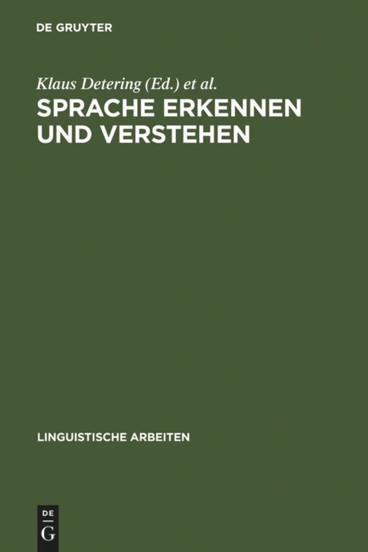 Front cover_Sprache erkennen und verstehen