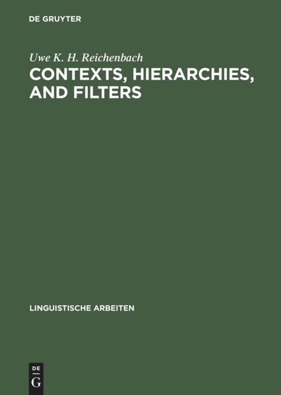 Front cover_Contexts, Hierarchies, and Filters