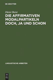 Couverture_Die affirmativen Modalpartikeln doch, ja und schon
