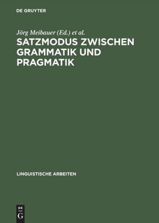 Couverture_Satzmodus zwischen Grammatik und Pragmatik