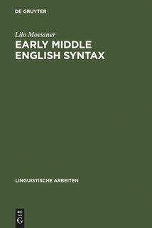 Front cover_Early Middle English Syntax