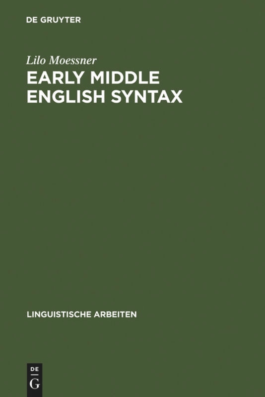 Front cover_Early Middle English Syntax
