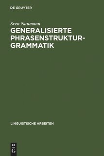 Couverture_Generalisierte Phrasenstrukturgrammatik