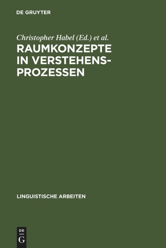 Front cover_Raumkonzepte in Verstehensprozessen