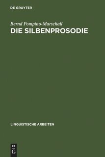 Front cover_Die Silbenprosodie