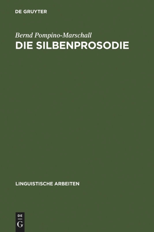 Front cover_Die Silbenprosodie