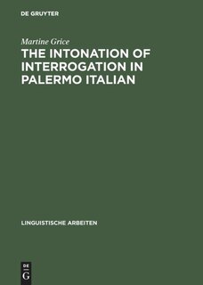 Couverture_The Intonation of Interrogation in Palermo Italian