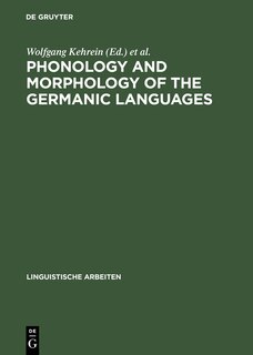 Front cover_Phonology and Morphology of the Germanic Languages