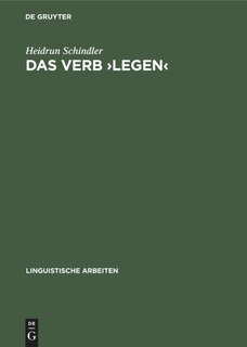 Couverture_Das Verb ›legen‹