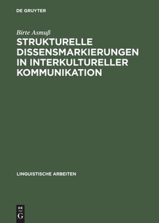 Front cover_Strukturelle Dissensmarkierungen in interkultureller Kommunikation