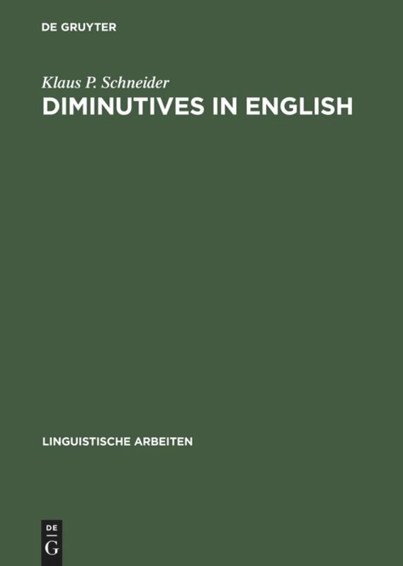 Front cover_Diminutives in English