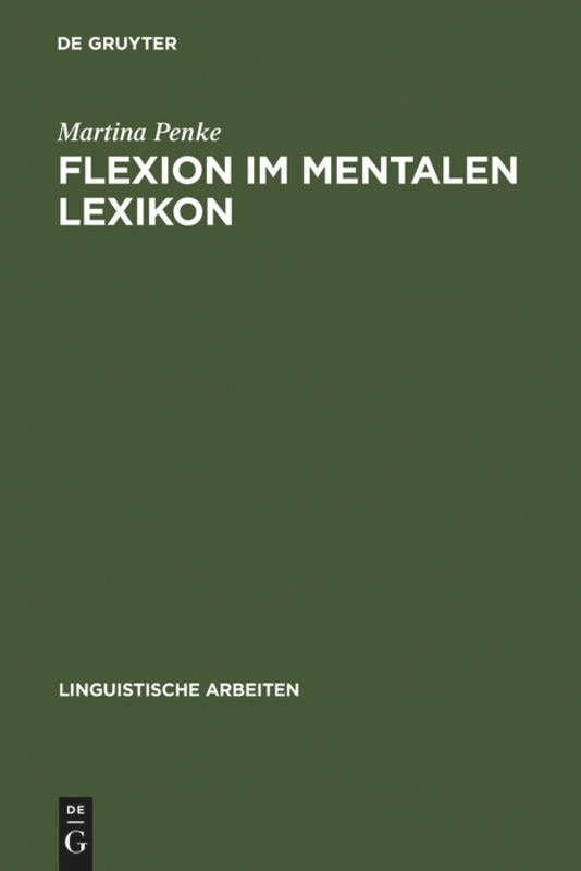 Front cover_Flexion im mentalen Lexikon