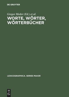 Front cover_Worte, Wörter, Wörterbücher