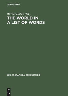 Front cover_The world in a list of words